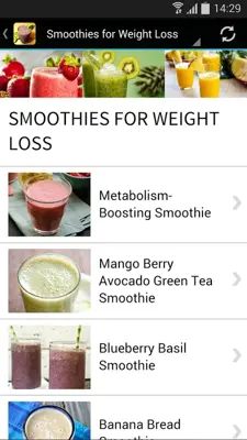 Best Smoothie Recipes android App screenshot 2